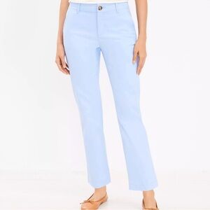 LOFT Monroe Slim Light Blue Ankle Pants
